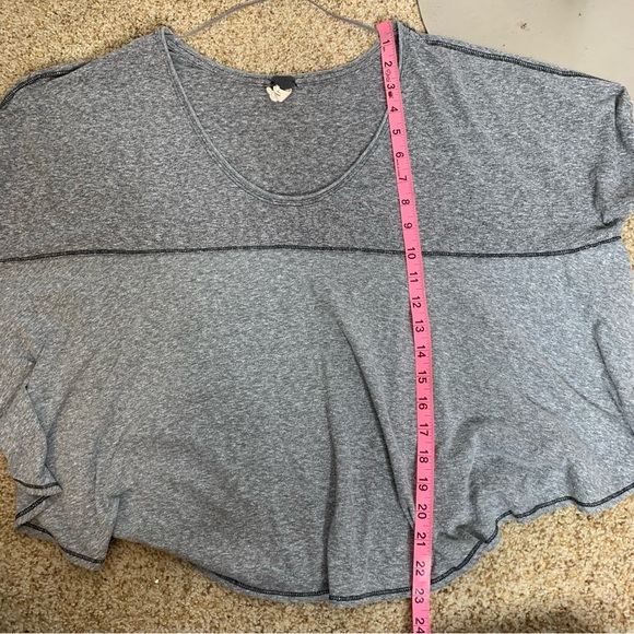 Free People We the Free Grey Cloud Nine Tee - Picture 6 of 6